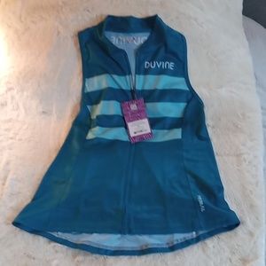 Women's Blue Sleeveless Jersey